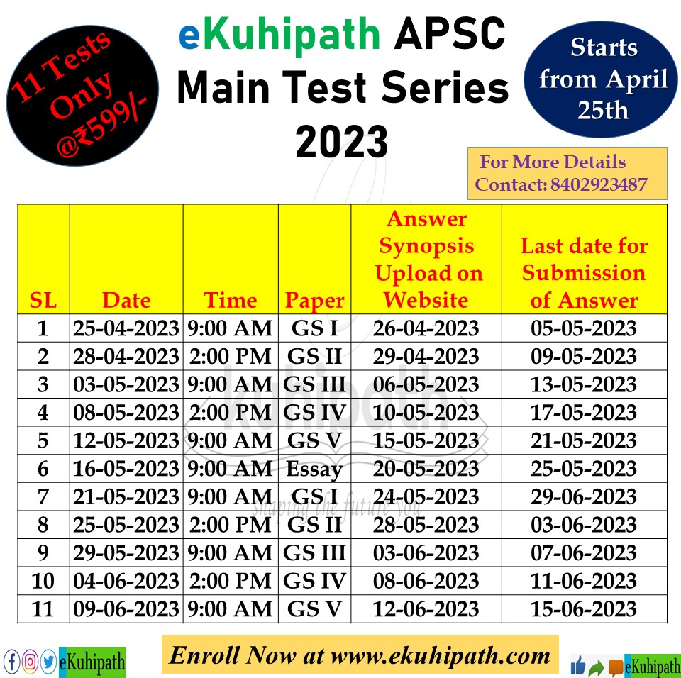 APSC Main Test Series